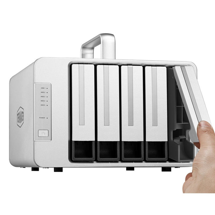 EAN 6939236139144 - TerraMaster D5 Thunderbolt 3 unidad de disco multiple 0 TB Escritorio Gris imagen 4