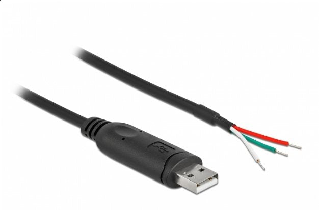 EAN 4043619904280 - DeLOCK 90428 cable de serie Negro 2 m USB 2.0 RS-232 imagen 1