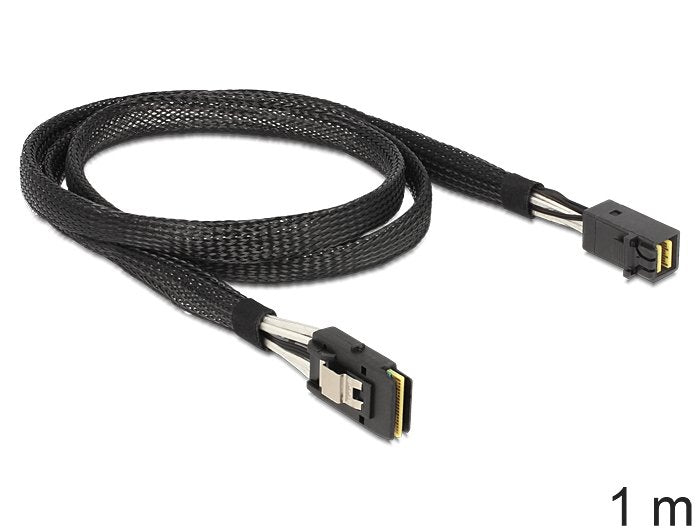 EAN 4043619833894 - DeLOCK 83389 cable Serial Attached SCSI (SAS) 1 m Negro imagen 2