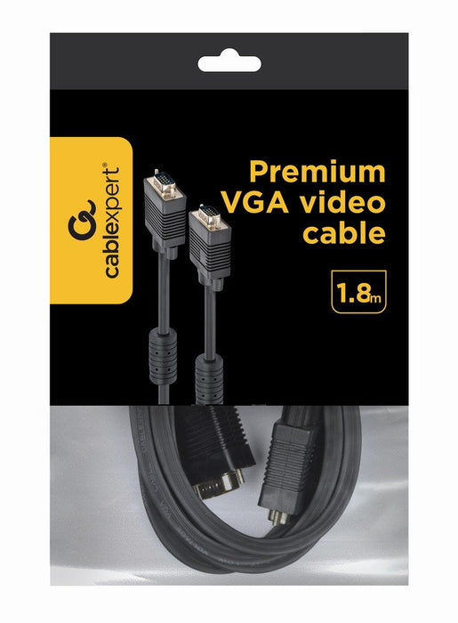 EAN 8716309066655 - Gembird 1.8m HD15 M/M cable VGA 1,8 m VGA (D-Sub) Negroimagen 2)