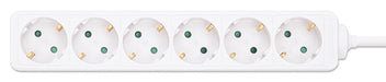 EAN 0766623168304 - Manhattan 168304 base múltiple 2 m 6 salidas AC Interior Blanco imagen 4