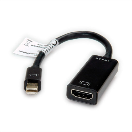 EAN 7630049610262 - VALUE 12.99.3143 adaptador de cable de vídeo Mini DisplayPort HDMI tipo A (Estándar) Negro imagen 2