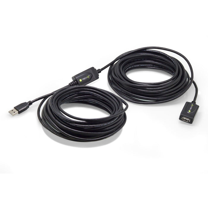 EAN 8059018362220 - Techly IUSB-REP220TY3 cable USB USB 2.0 20 m USB A 0,48 Gbit/s Negro imagen 3
