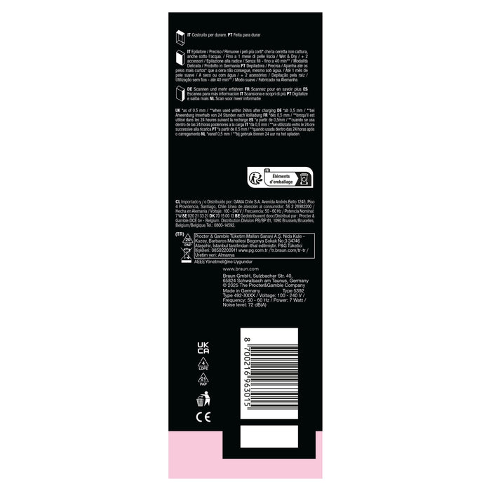 EAN 8700216963015 - Braun Silk-epil 5 SE 5-011 28 pinzas Blanco imagen 5