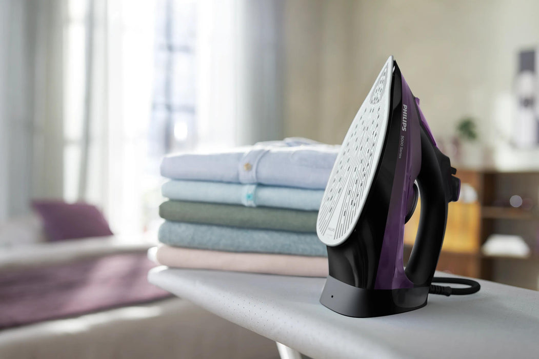 EAN 8710103968214 - Philips 5000 series DST5030/80 plancha Plancha a vapor Suela SteamGlide Plus 2400 W Violeta imagen 6