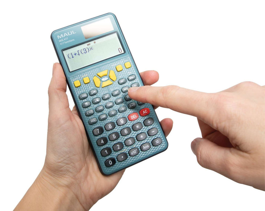 EAN 4002390094719 - MAUL MSC 417 calculadora Bolsillo Calculadora científica Negro, Azul imagen 9