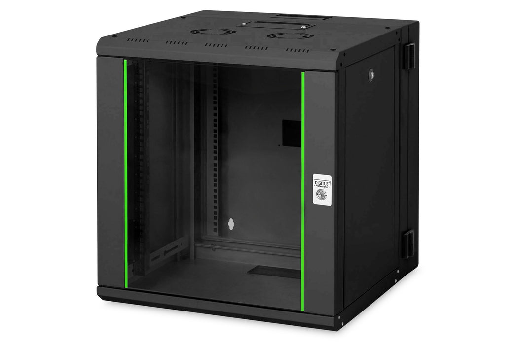 EAN 4016032257769 - Digitus DN-19 12-U-3-SW armario rack 12U Bastidor de pared Negro imagen 1