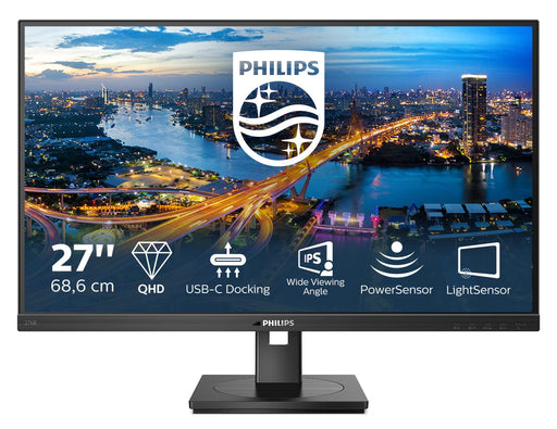 EAN 8712581764357 - Philips 276B1/00 pantalla para PC 68,6 cm (27") 2560 x 1440 Pixeles Full HD LED Negro imagen 2