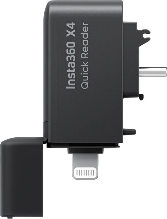 EAN 6970357855445 - Insta360 X4 Quick Reader lector de tarjeta USB-Type C/Lightning Negro imagen 3