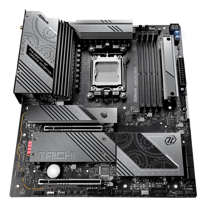 EAN 4710483947445 - Asrock 90-MXBPA0-A0UAYZ placa base AMD X870 Zócalo AM5 ATX extendida imagen 8