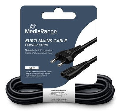 EAN 4262543442167 - MediaRange MRCS346 cable de transmisión Negro 1,5 m CEE7/16 IEC C7 imagen 2