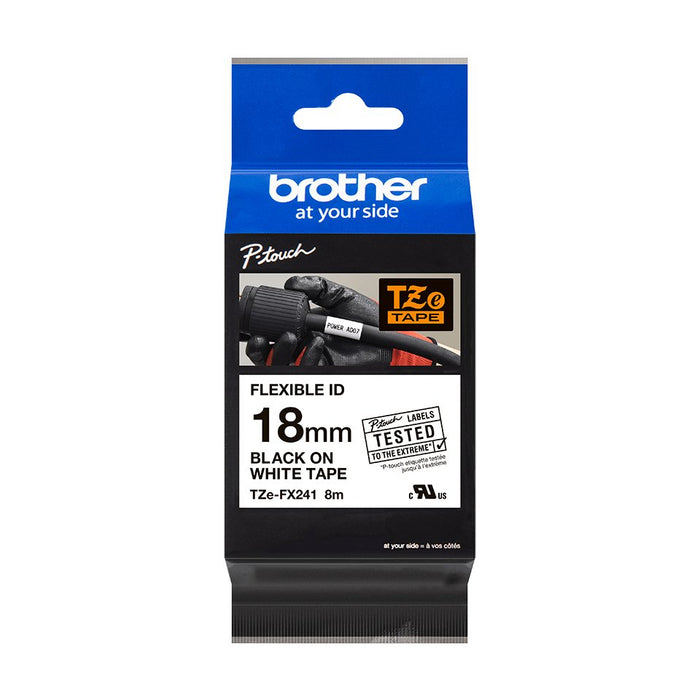 EAN 4977766692052 - Brother TZE-FX241 cinta para impresora de etiquetas Negro sobre blanco TZ imagen 2