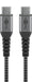 EAN 4040849493027 - Goobay 49302 cable USB USB 2.0 1 m USB C Gris, Plata imagen 1