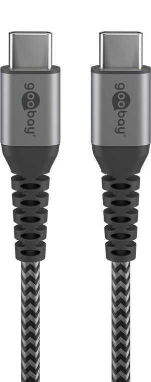 EAN 4040849493034 - Goobay 49303 cable USB USB 2.0 2 m USB C Gris, Plata imagen 1