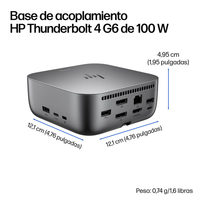 EAN 5715063797136 - HP Thunderbolt 4 100W G6 Dock Alámbrico Gris imagen 7