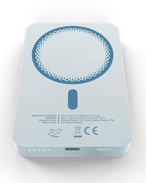 EAN 8432426500802 - Energy Sistem Magnetic Powerbank 10000 mAh Cargador inalámbrico Azul imagen 2