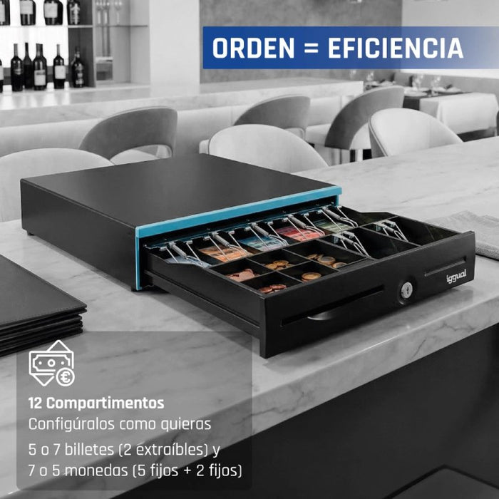 EAN 8435364317938 - iggual IGG317938 cajón de efectivo Cajón de efectivo automático y manual imagen 10