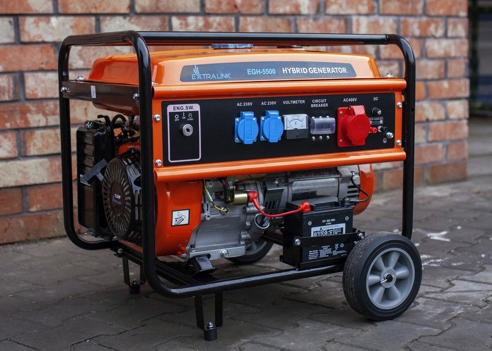 EAN 5905090330370 - Extralink EX.30370 motor-generador 5000 W 25 L Gas natural, Gas licuado del petróleo (LPG), Gasolina Negr imagen 5