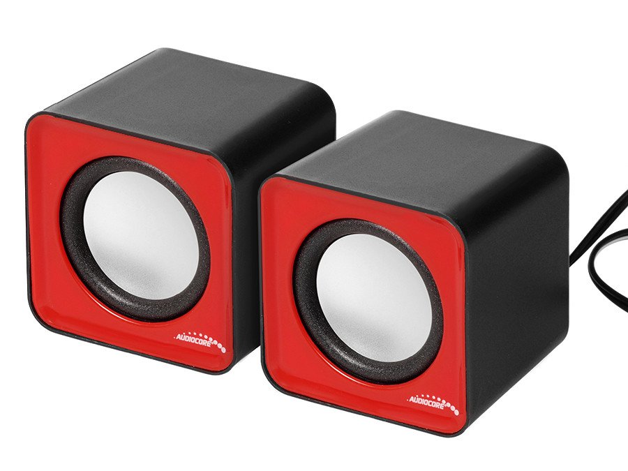 EAN 5902211103592 - Audiocore AC870 R De 2 vías Gris, Rojo Alámbrico 3 W imagen 1