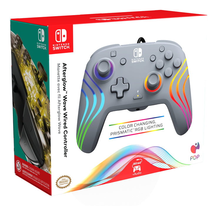 EAN 708056071981 - PDP Afterglow Wave Gris USB Gamepad Analógico/Digital Nintendo Switch, Nintendo Switch OLED imagen 9