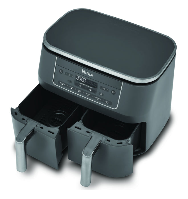 EAN 0622356322690 - Ninja DZ300EU freidora Doble 7,6 L Independiente 2470 W Freidora de aire caliente Gris imagen 7