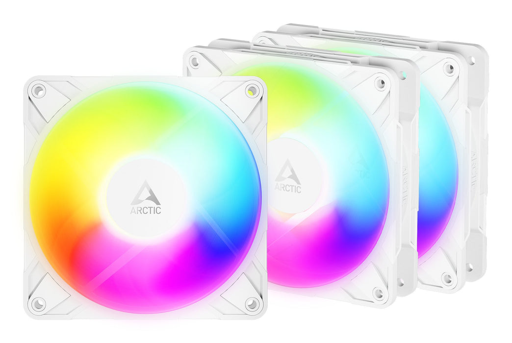 EAN 4895265000737 - ARCTIC Freezer P12 Pro Reverse A-RGB (White) - 3 Pack Carcasa del ordenador Ventilador 12 cm Blanco 3 pie imagen 1
