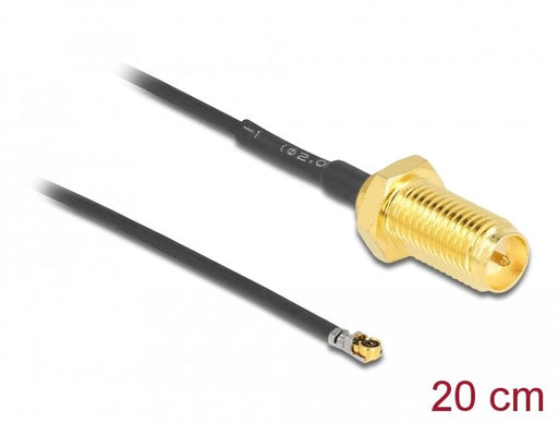 EAN 4043619126569 - DeLOCK 12656 cable coaxial 0,2 m Negro imagen 2