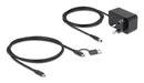 EAN 4043619643264 - DeLOCK 64326 hub de interfaz USB 3.2 Gen 2 (3.1 Gen 2) Type-C 10000 Mbit/s Negro imagen 3