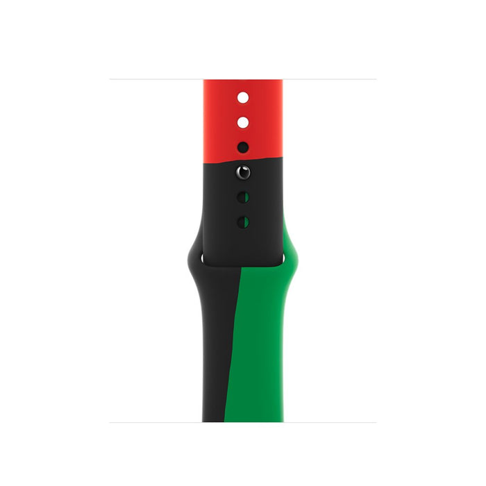 EAN 0195949082276 - Apple MUQ63ZM/A Accesorios para dispositivos vestibles inteligentes Grupo de rock Negro, Verde, Rojo Fluo imagen 1