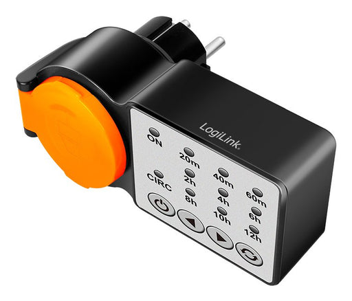 EAN 4052792075120 - LogiLink ET0015 contador eléctrico Negro, Naranja Programador eléctrico diario/semanal imagen 1