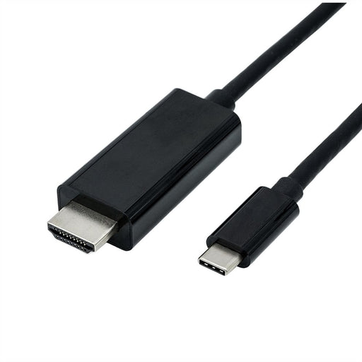 EAN 7630049610132 - ROLINE 11045843 5 m USB Tipo C HDMI tipo A (Estándar) Negro imagen 1