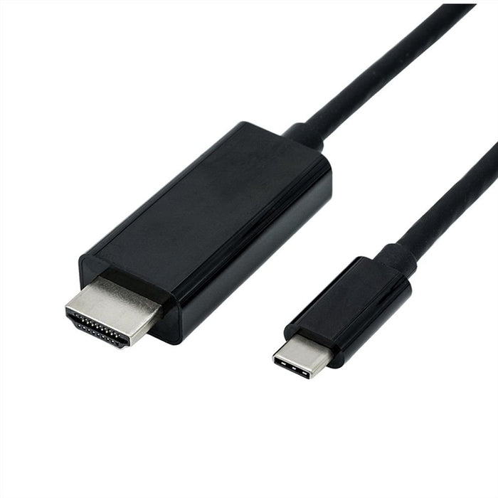 EAN 7630049610132 - ROLINE 11045843 5 m USB Tipo C HDMI tipo A (Estándar) Negro imagen 1