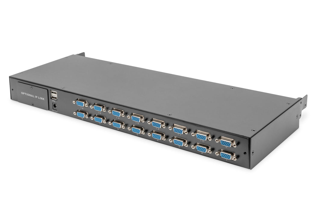 EAN 4016032447610 - Digitus DS-72214 interruptor KVM Montaje en rack Negro imagen 1