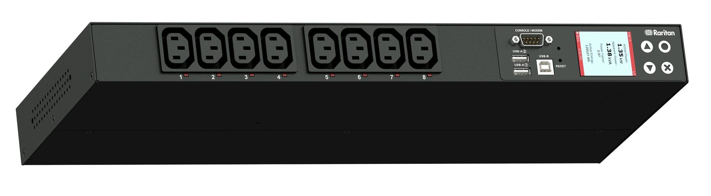 EAN 0785813015419 - Raritan PX3-5190R unidad de distribución de energía (PDU) 8 salidas AC 1U Negro imagen 6
