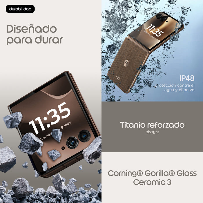 EAN 840493612782 - Motorola razr 70 ultra 17,7 cm (6.96") SIM doble Android 16.0 5G USB Tipo C 16 GB 512 GB 5000 mAh Madera imagen 19