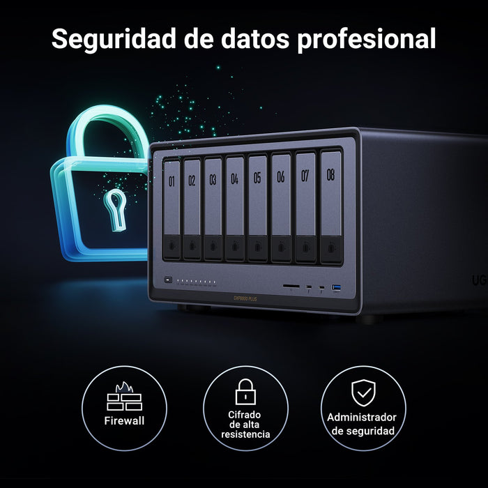 EAN 6941876231270 - Ugreen NASync DXP8800Plus NAS Escritorio Intel® Core™ i5 i5-1235U 8 GB DDR5 0 TB UGOS Pro imagen 8