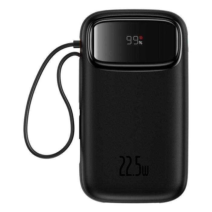 EAN 6932172636296 - Baseus QPOW 2 DUAL KABLOLU 10.000 MAH 22.5W POWERBANK-SIYAH batería externa Litio 10000 mAh Negro imagen 1