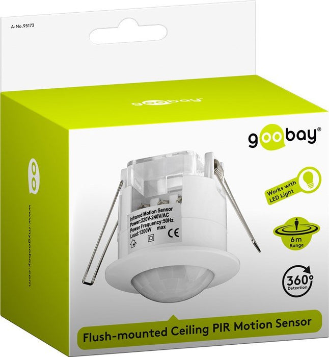 EAN 4040849951732 - Goobay 95173 detector de movimiento Sensor infrarrojo pasivo (PIR) Alámbrico Techo Blanco imagen 4