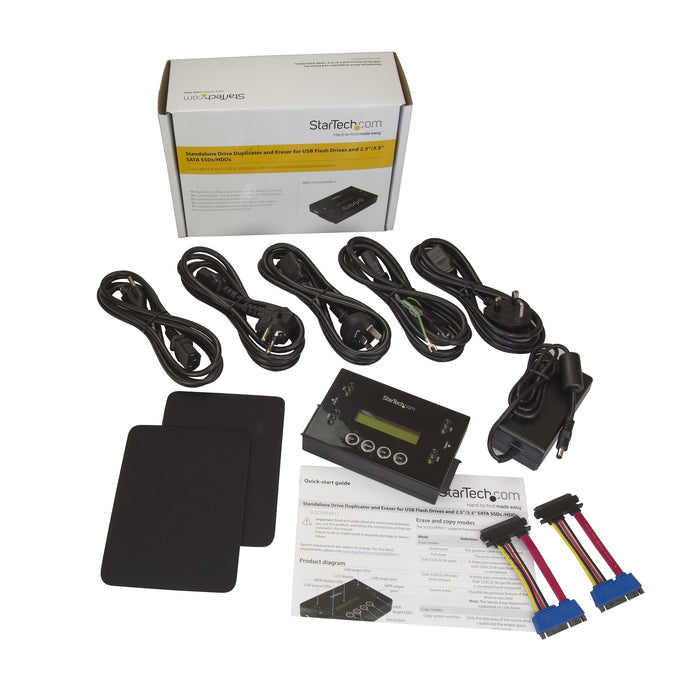 EAN 65030865005 - StarTech.com SU2DUPERA11 duplicador de datos y soporte Duplicador de HDD (discos duros) Negro 2 copias imagen 5