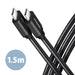 EAN 8595247905956 - Axagon BUCM3-CM15AB cable USB USB 3.2 Gen 1 (3.1 Gen 1) 1,5 m USB C Negro imagen 1