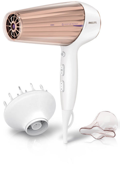 EAN 8710103666011 - Philips MoistureProtect HP8280/00 secador 2300 W Púrpura, Blanco imagen 2
