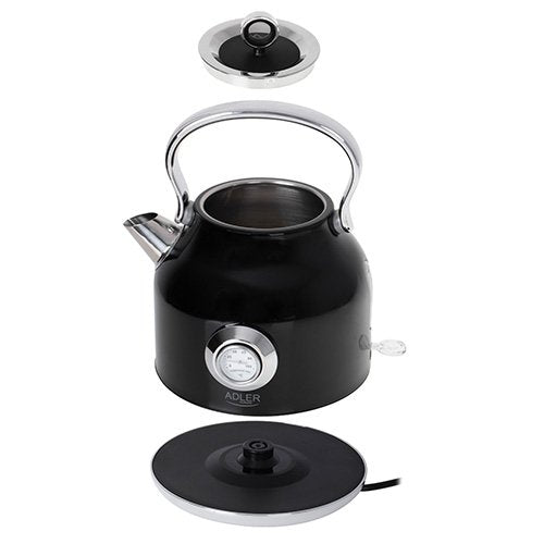 EAN 5903887808644 - Adler AD 1346B tetera eléctrica 1,7 L 2200 W Negro, Metálico imagen 4
