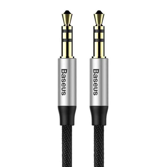 EAN 6953156257184 - Baseus CAM30BS1 cable de audio 1 m 3,5mm Negro, Plata imagen 1