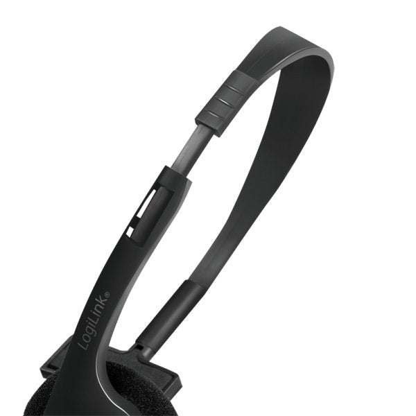 EAN 4052792064131 - LogiLink HS0054 auricular y casco Auriculares Alámbrico Diadema Oficina/Centro de llamadas Negro imagen 3