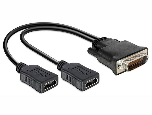 EAN 4043619652808 - DeLOCK 65280 adaptador de cable de vídeo 0,25 m DMS 2 x HDMI Negro imagen 1