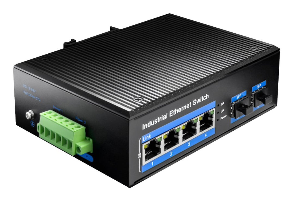 EAN 6971690792237 - Cudy IG1004S2P switch No administrado Gigabit Ethernet (10/100/1000) Energía sobre Ethernet (PoE) Negro imagen 2