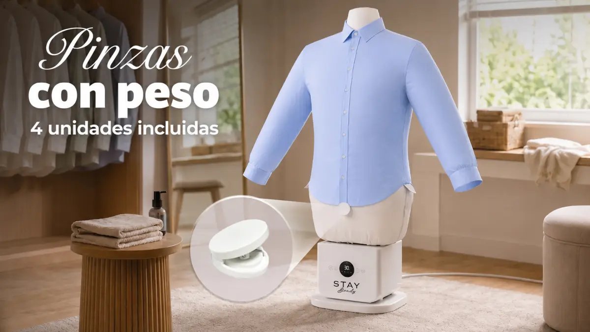 EAN 5904960299304 - Extralink STAY BEAUTY PRASOWNICA DO UBRAN MANEKIN 1400W imagen 14
