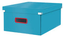 EAN 4002432128648 - Leitz Click & Store Caja de almacenaje Rectangular Cartón duro, Polipropileno (PP) Azul imagen 1