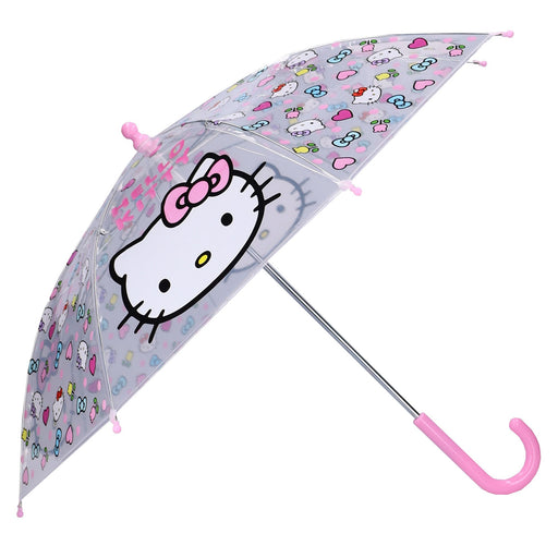 EAN 8712645329140 - Vadobag Hello Kitty Rainy Days paraguas para niño Transparente, Rosa imagen 1