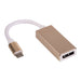 EAN 5901720135339 - Akyga AK-AD-56 cambiador de género para cable USB Typ C DisplayPort Oro, Blanco imagen 1
